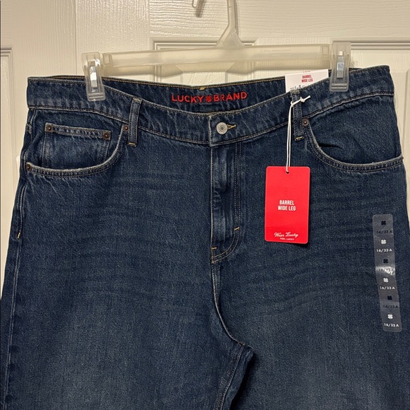 Lucky Brand Plus Barrel Wide Ankle Pant - Picture 3 of 12